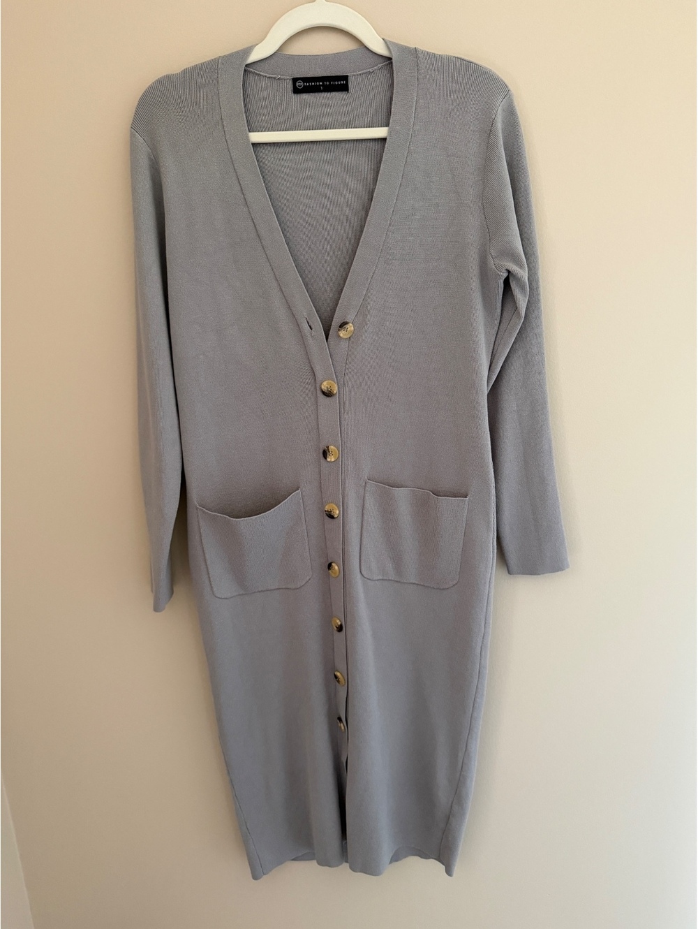 L/XL Fashion to Figure full length cardigan